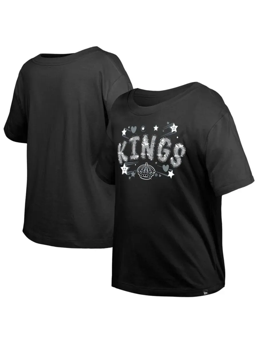 Футболка с пайетками Los Angeles Kings New Era