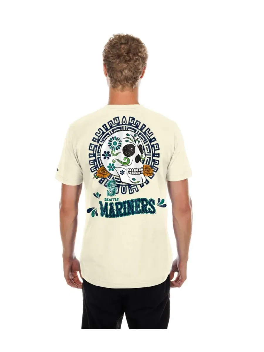 Футболка с принтом Dia de los Muertos New Era — изображение 2 из 4, прозрачный
