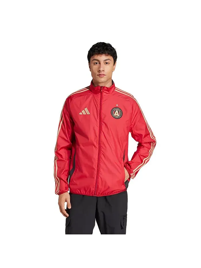 Мужская красная реверсивная куртка Atlanta United FC 2025 Anthem на молнии adidas — изображение 3 из 4