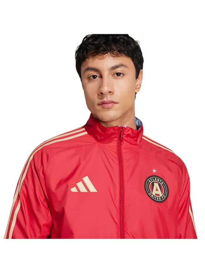 Мужская красная реверсивная куртка Atlanta United FC 2025 Anthem на молнии adidas — изображение 4 из 4