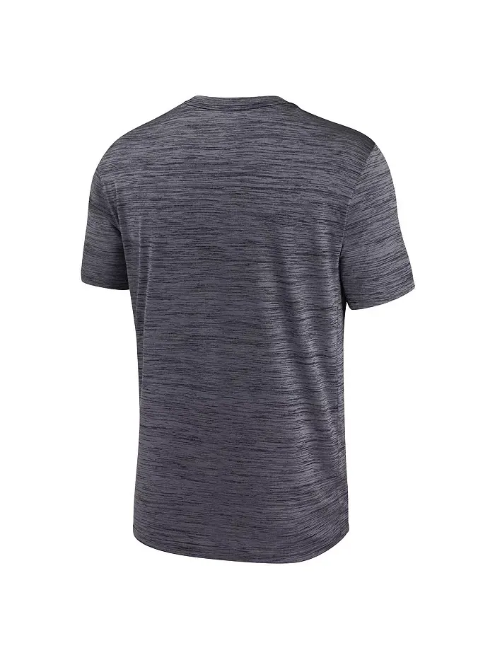 Мужская черная футболка Philadelphia Eagles Velocity Arch Performance Nike — изображение 2 из 3