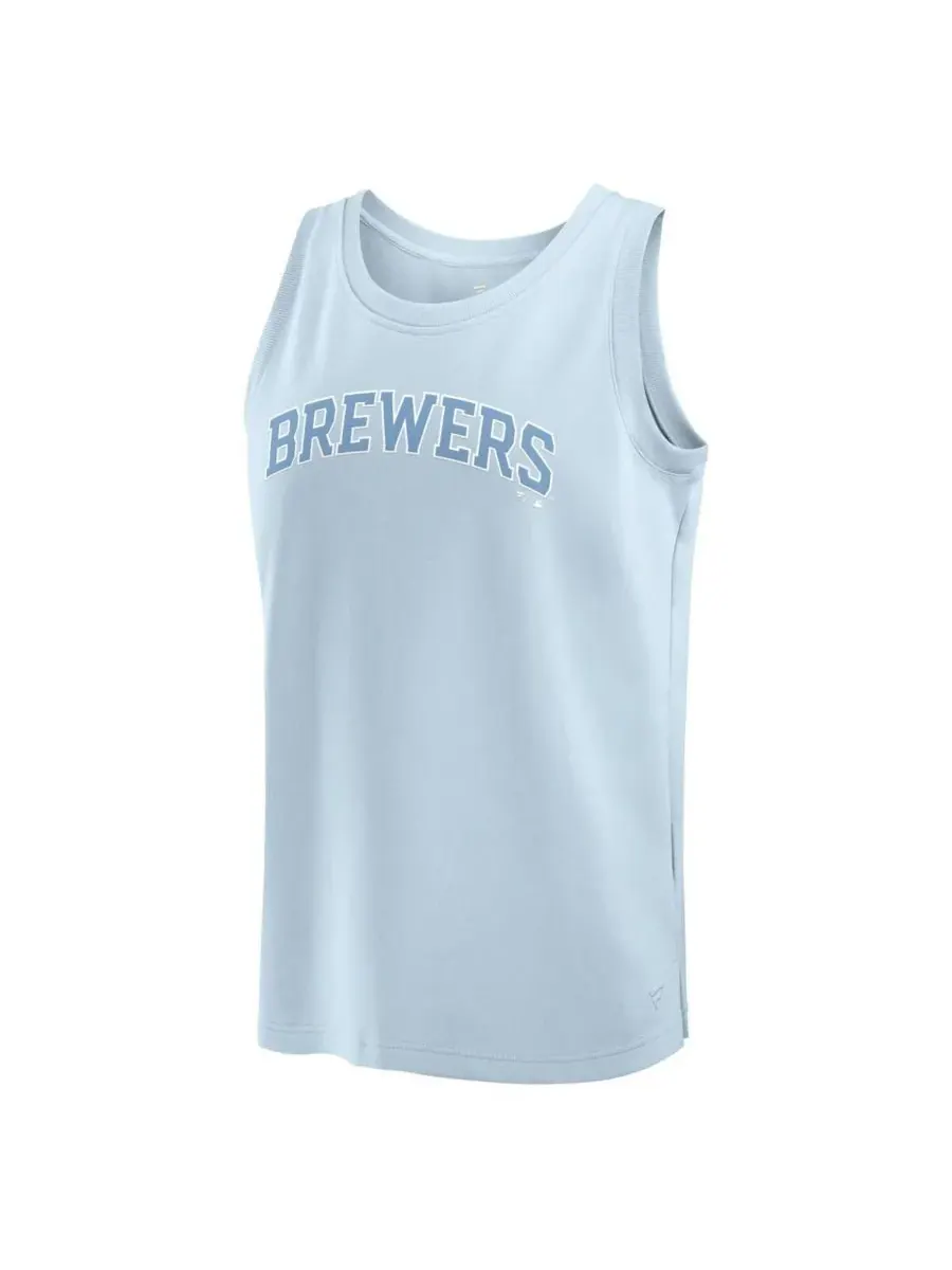 Fanatics Мужская светло-голубая майка Milwaukee Brewers Elements — изображение 2 из 3, светлый синий