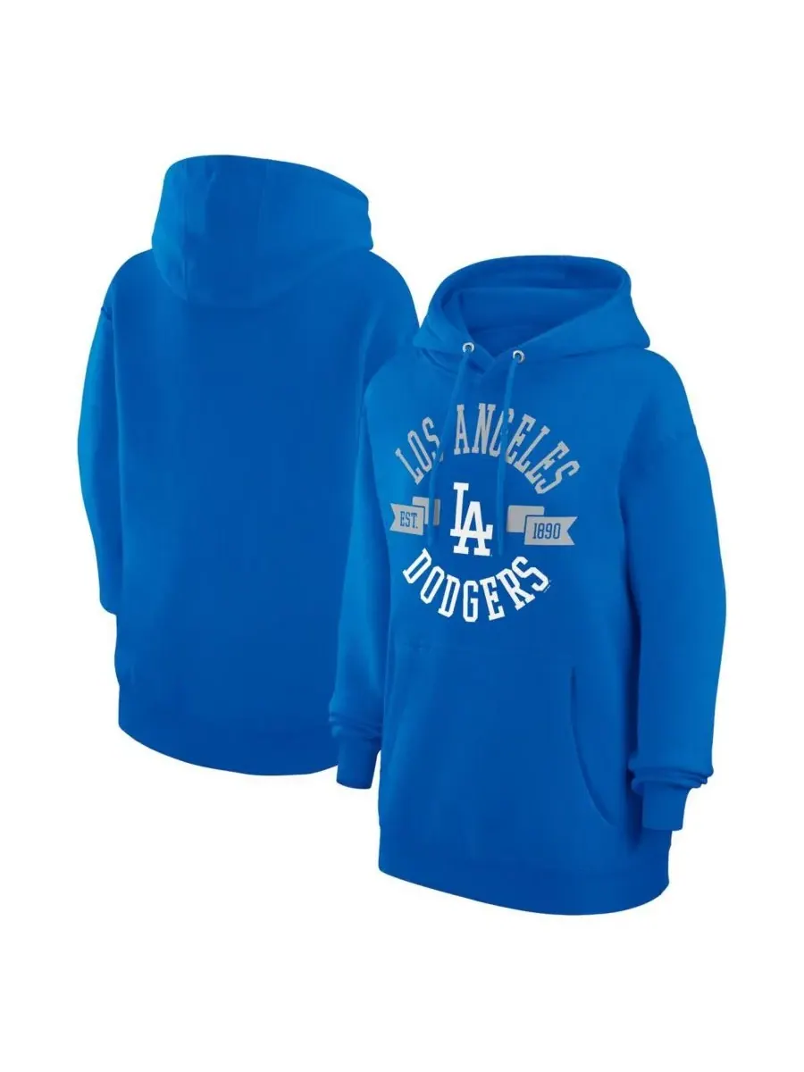 Женская толстовка с капюшоном Royal Los Angeles Dodgers City Graphic Pullover Hoodie G-III 4Her by