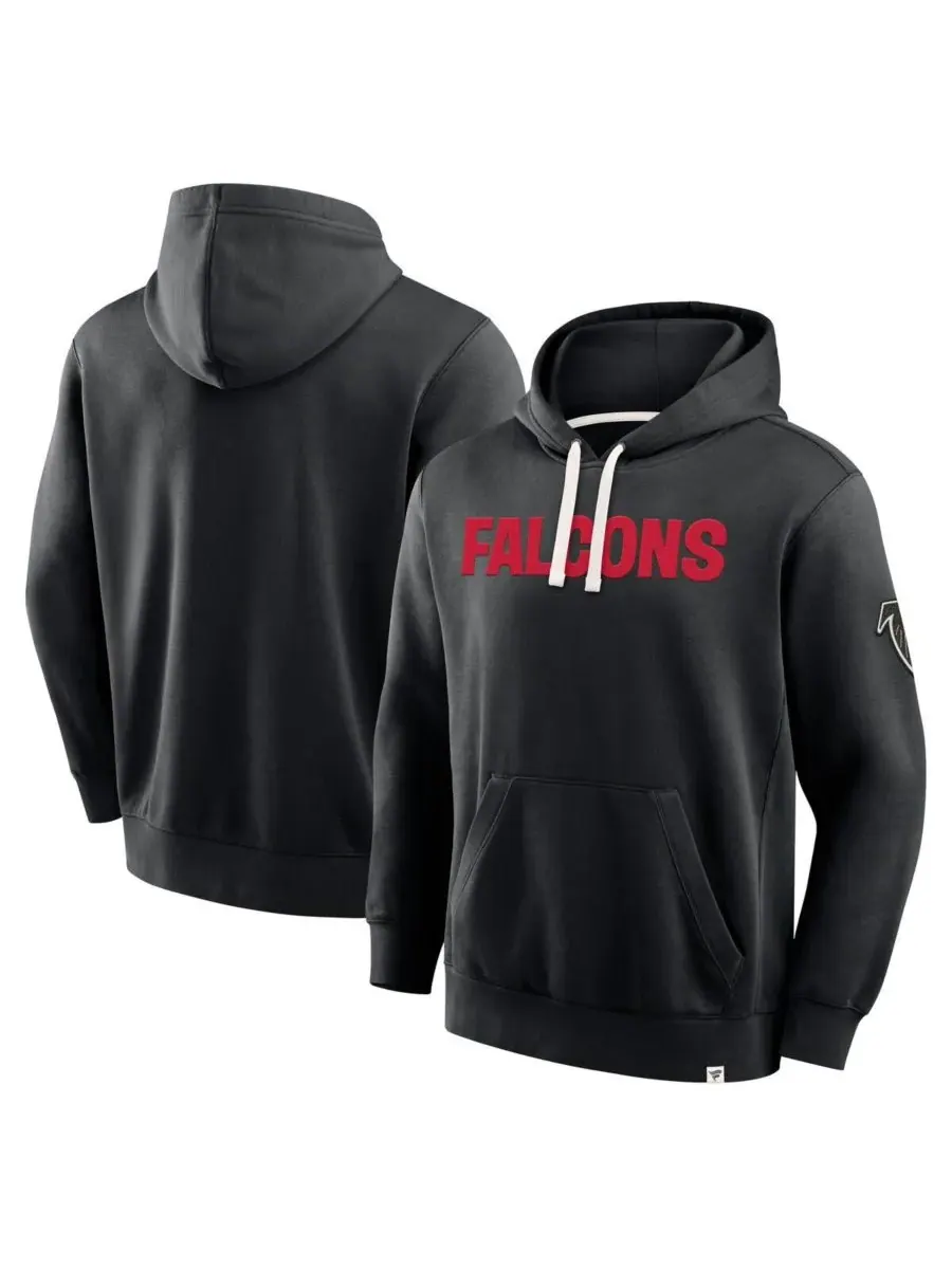 Fanatics Мужская черная толстовка с капюшоном Atlanta Falcons New Horizons Heritage