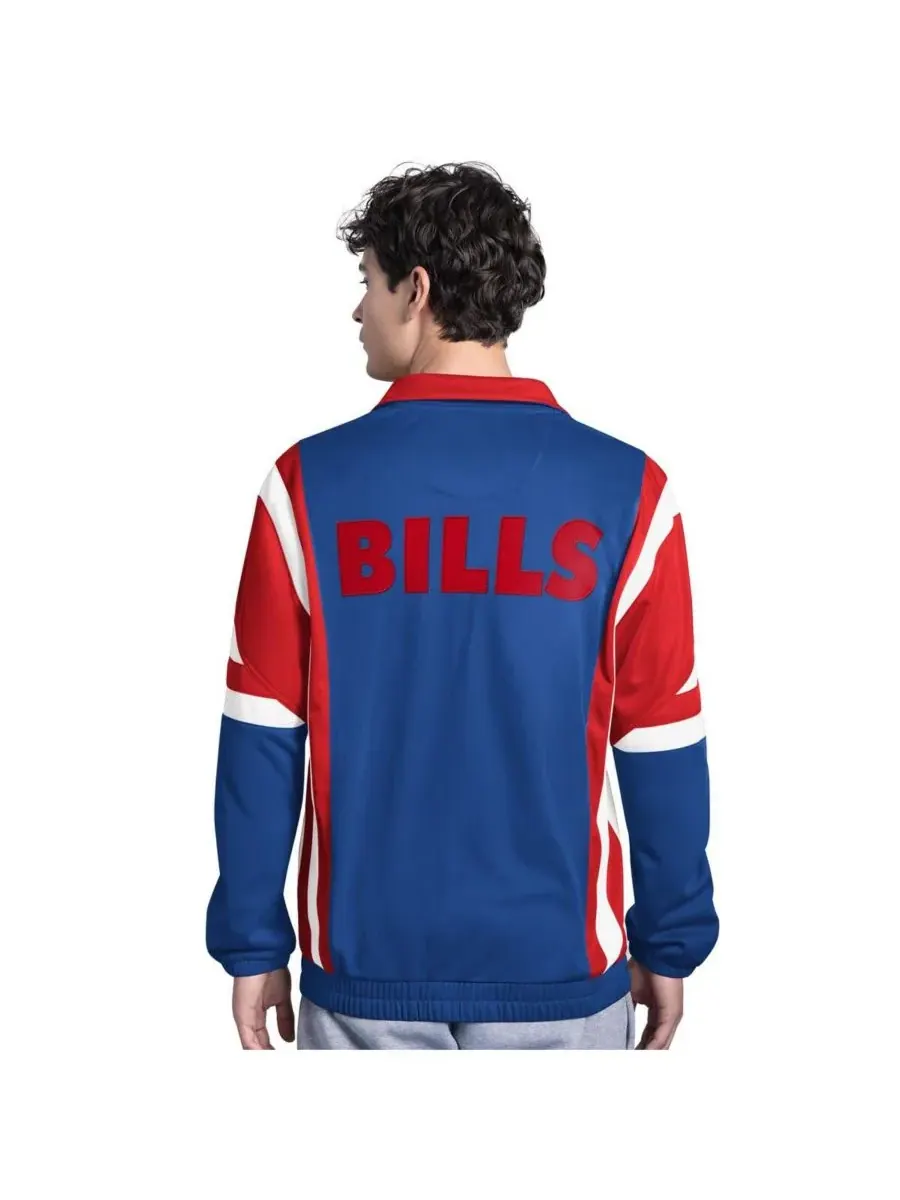 Мужская спортивная куртка на молнии с логотипом команды Royal Buffalo Bills Contender Starter — изображение 2 из 2, красный