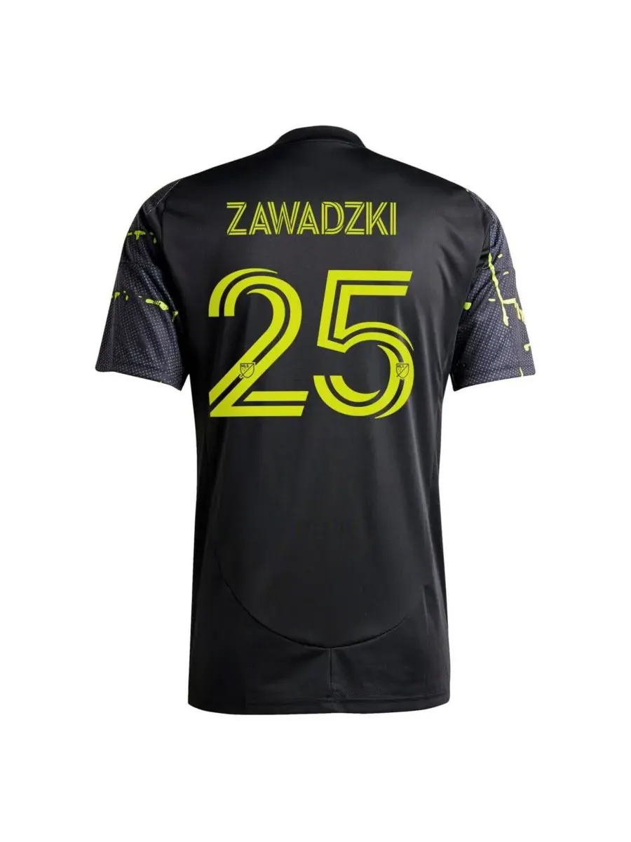 Adidas Мужская черная футболка-реплика Шона Завадзки из коллекции Columbus Crew 2025 The Goosebumps — изображение 2 из 3