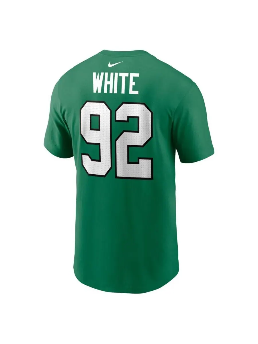 Nike Мужская футболка Reggie White Kelly-Green Philadelphia Eagles с именем и номером игрока — изображение 2 из 3, зеленый