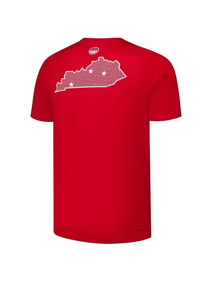 Мужская красная футболка Louisville Cardinals Honor Support Pre-Game adidas — изображение 2 из 3