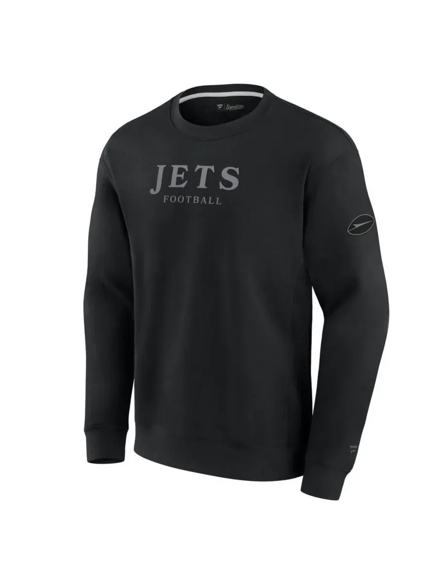 Fanatics Мужская и женская черная флисовая толстовка New York Jets Elements Unlimited — изображение 2 из 3, черный