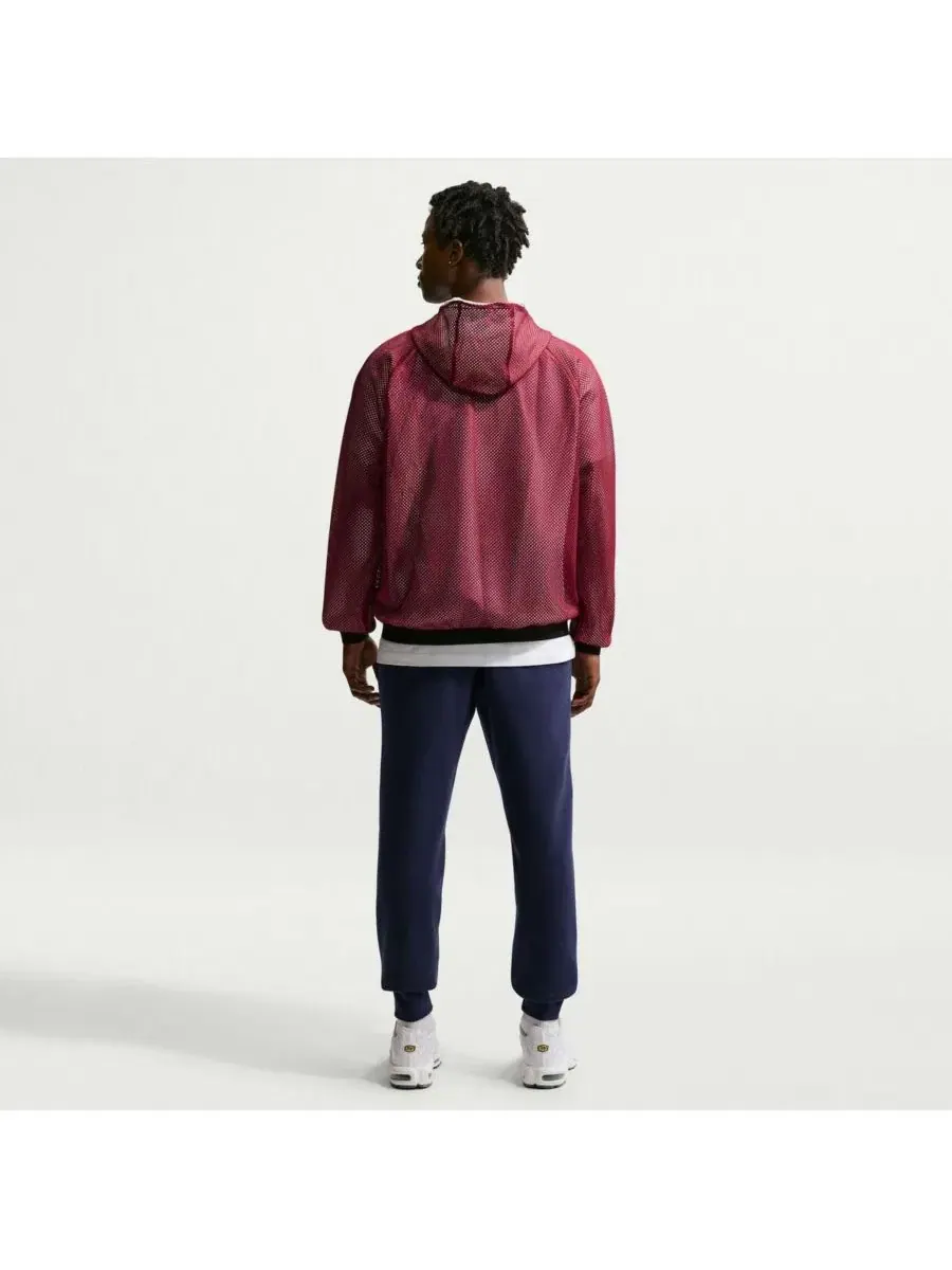 Мужская красная куртка USMNT 2026 Anthem Mesh Dri-FIT на молнии с капюшоном Nike — изображение 2 из 4, красный