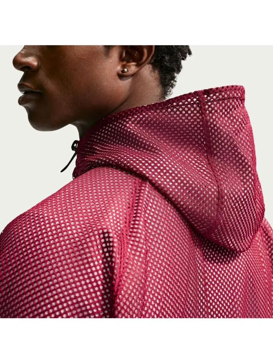 Мужская красная куртка USMNT 2026 Anthem Mesh Dri-FIT на молнии с капюшоном Nike — изображение 4 из 4, красный