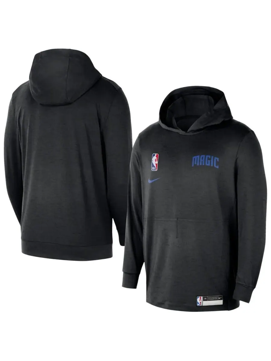 Nike Мужская черная толстовка Orlando Magic 2024/25 On-Court Authentic Practice Yoga Restore