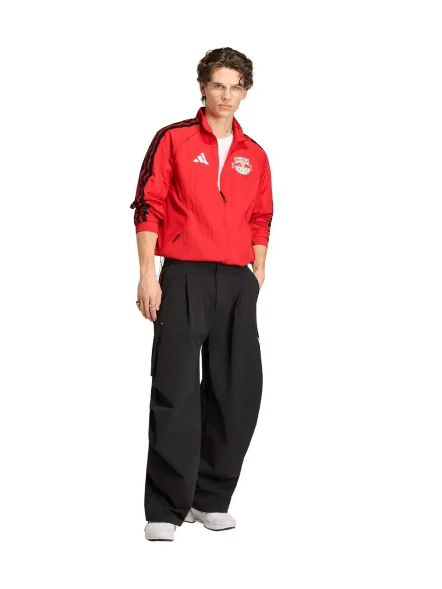 Ветровка-куртка Adidas New York Red Bulls 2026 Anthem Raglan Full-Zip — изображение 4 из 5, красный