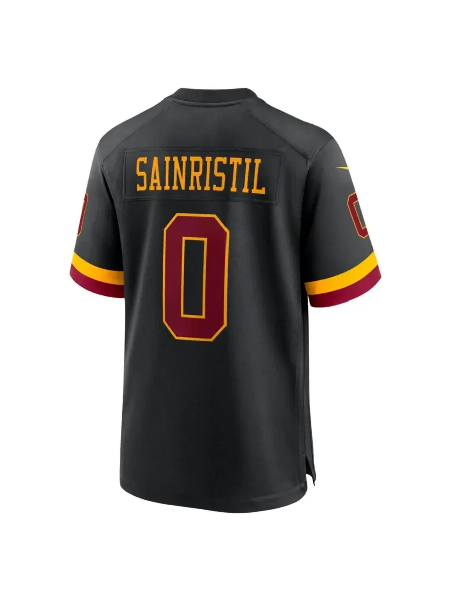 Футболка Nike Mike Sainristil Hail Raiser Alternate Game Jersey — изображение 3 из 3, черный