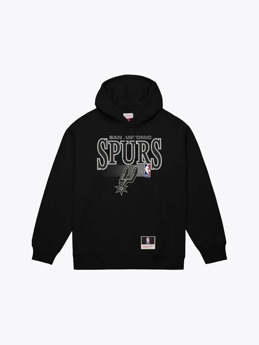 Худи с капюшоном San Antonio Spurs Team Stack Logo Mitchell & Ness