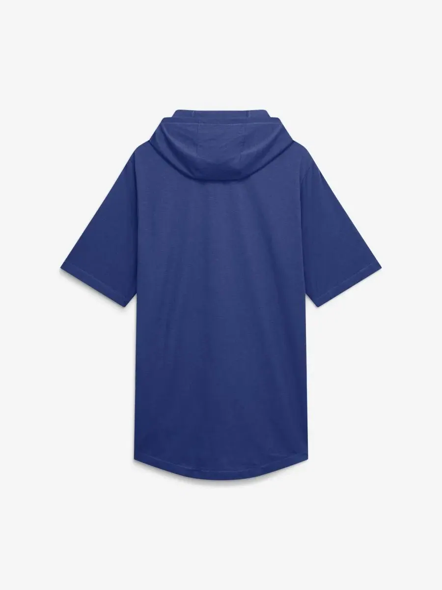 Худи-футболка с капюшоном Arched Wordmark Tri-Blend Nike — изображение 3 из 5, королевский