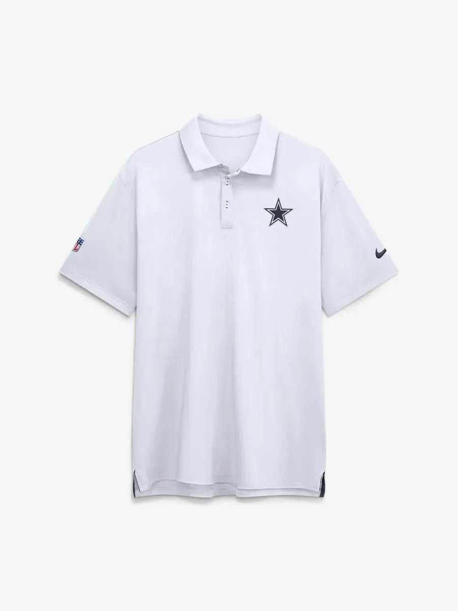 Поло с длинным рукавом Dri-FIT с логотипом команды Dallas Cowboys Nike