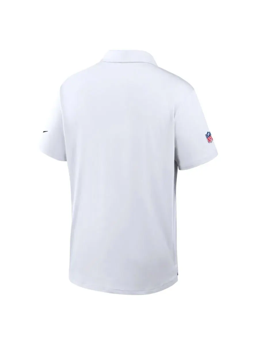 Поло с длинным рукавом Dri-FIT с логотипом команды Dallas Cowboys Nike — изображение 3 из 4, белый