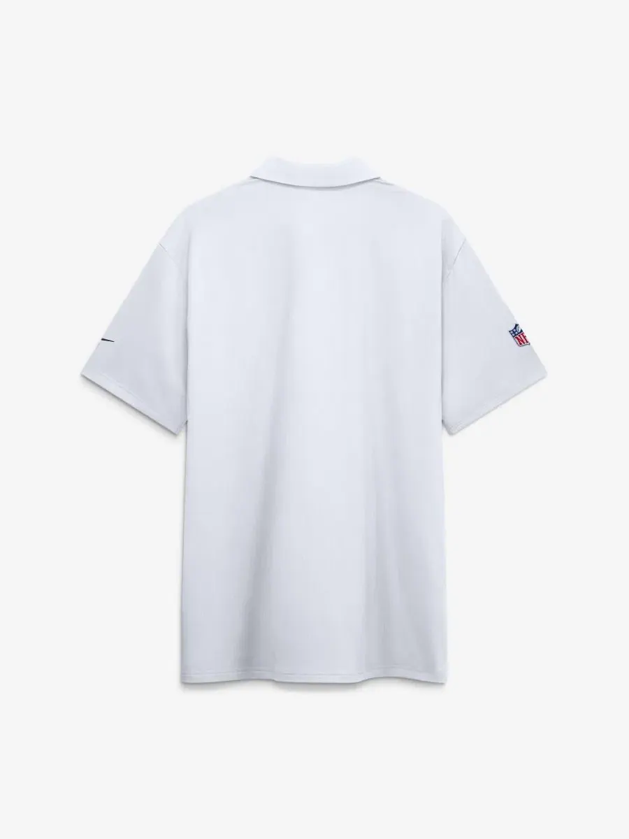 Поло с длинным рукавом Dri-FIT с логотипом команды Dallas Cowboys Nike — изображение 4 из 4, белый