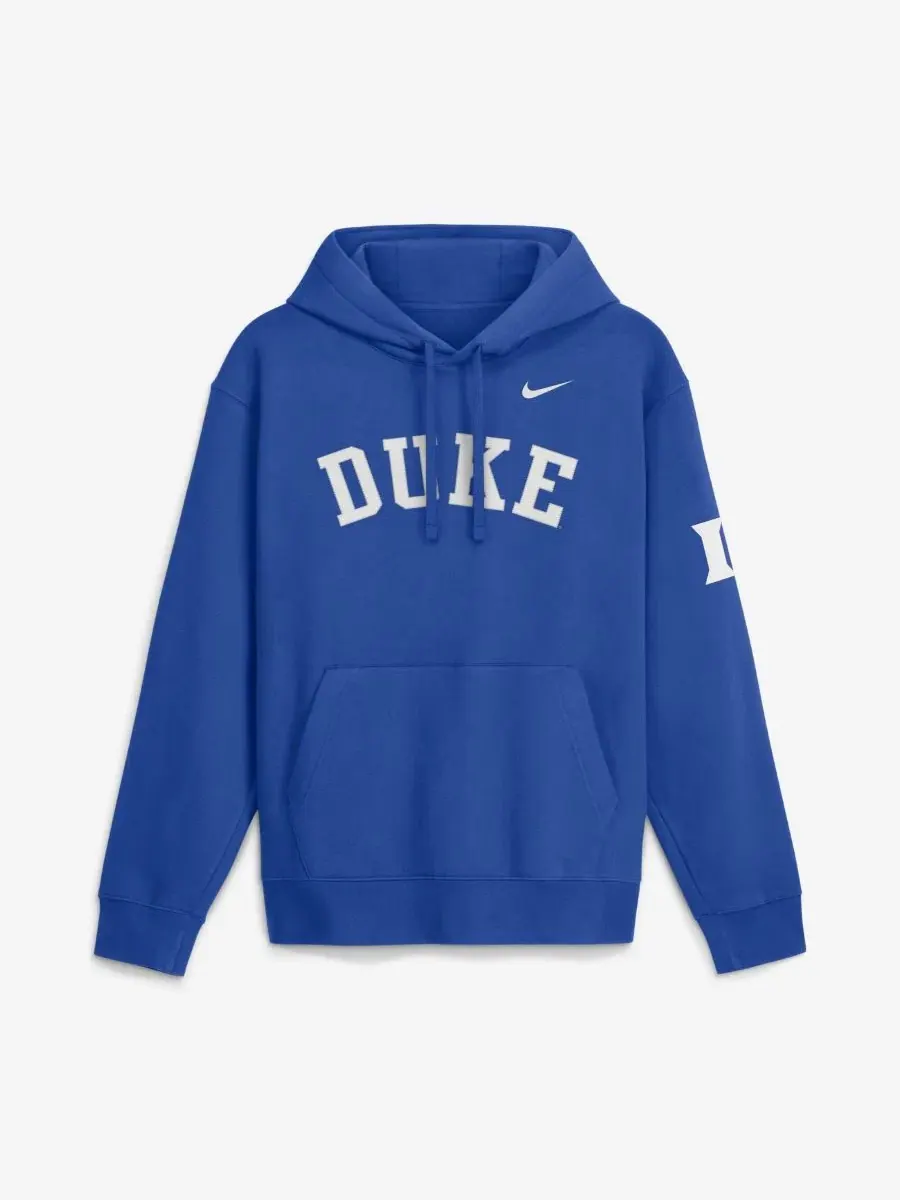Худи с капюшоном Duke Blue Devils 2026 Sideline Club Fleece Nike