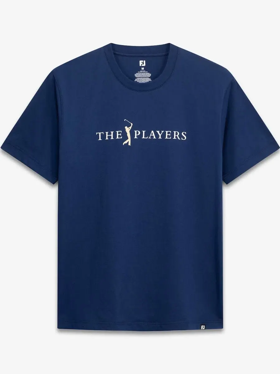 Футболка с коротким рукавом и принтом THE PLAYERS 2026 Oranges FootJoy — изображение 2 из 2, темно-синий