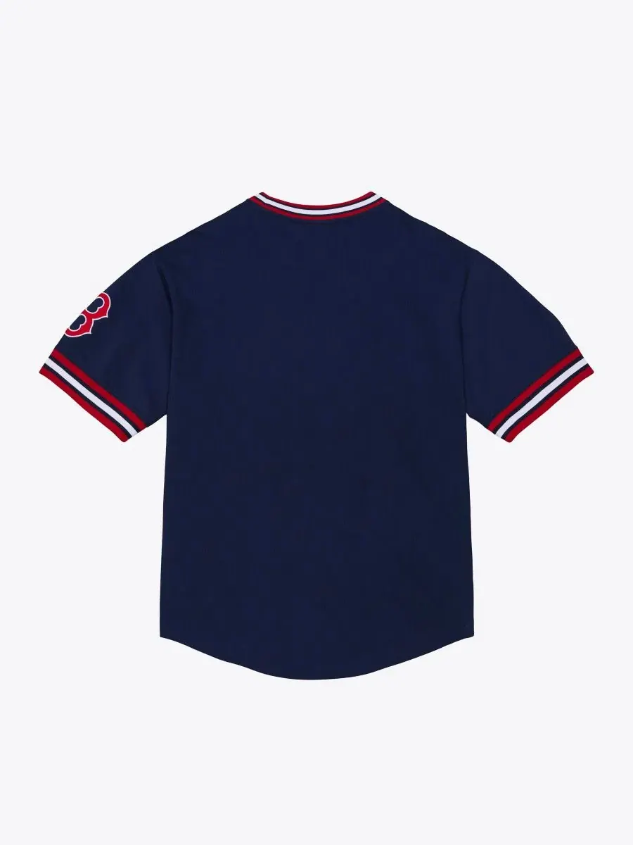 Футболка с длинным рукавом с принтом Wild Pitch Ringer Mitchell & Ness — изображение 4 из 4, темно-синий