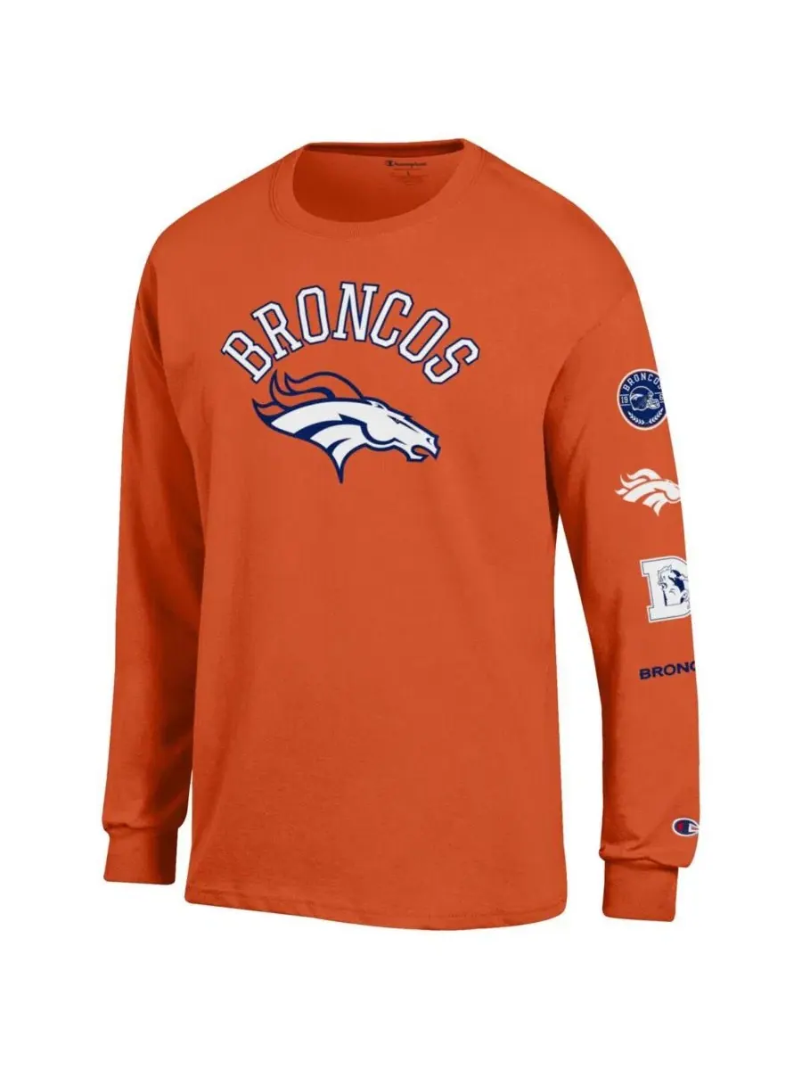 Футболка с длинным рукавом с принтом Seal Champion — изображение 3 из 3, оранжевый