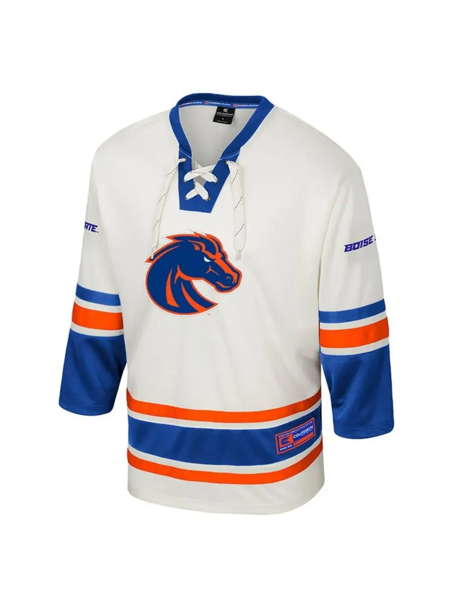Colosseum Мужская кремовая хоккейная майка Boise State Broncos Puck Proud Fashion — изображение 2 из 3, бежевый