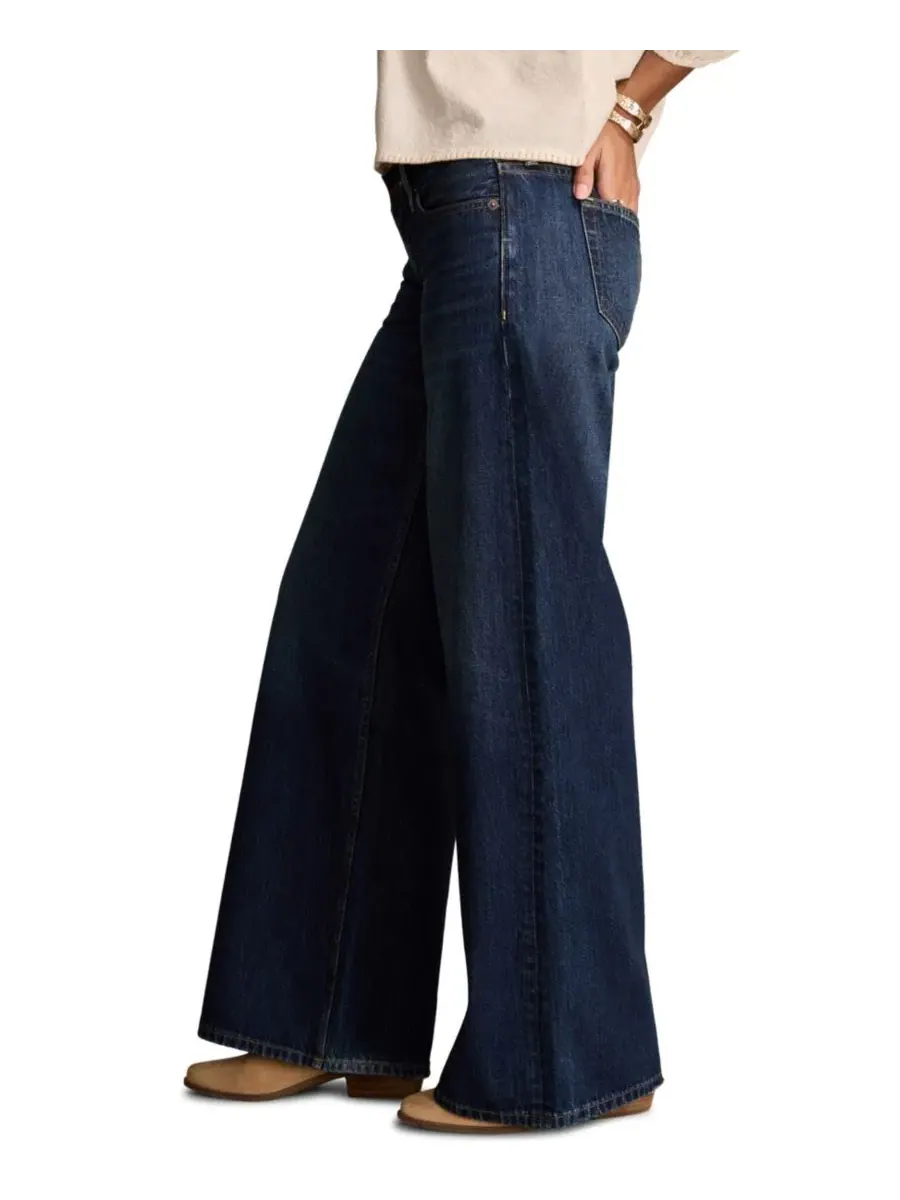 Джинсы с заниженной талией и широкими штанинами, Dark Ink Wash Lucky Brand — изображение 3 из 6