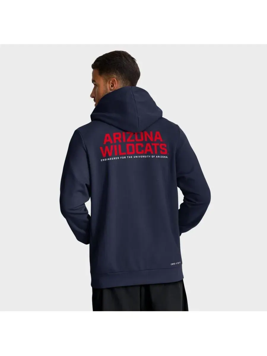 Толстовка Nike с капюшоном и полной застежкой-молнией Arizona Wildcats 2025 Sideline Performance — изображение 2 из 5