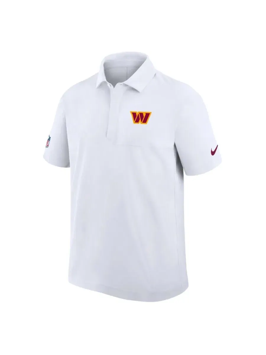 Поло с коротким рукавом Nike Washington Commanders Sideline Woven Dri-FIT — изображение 4 из 5, белый