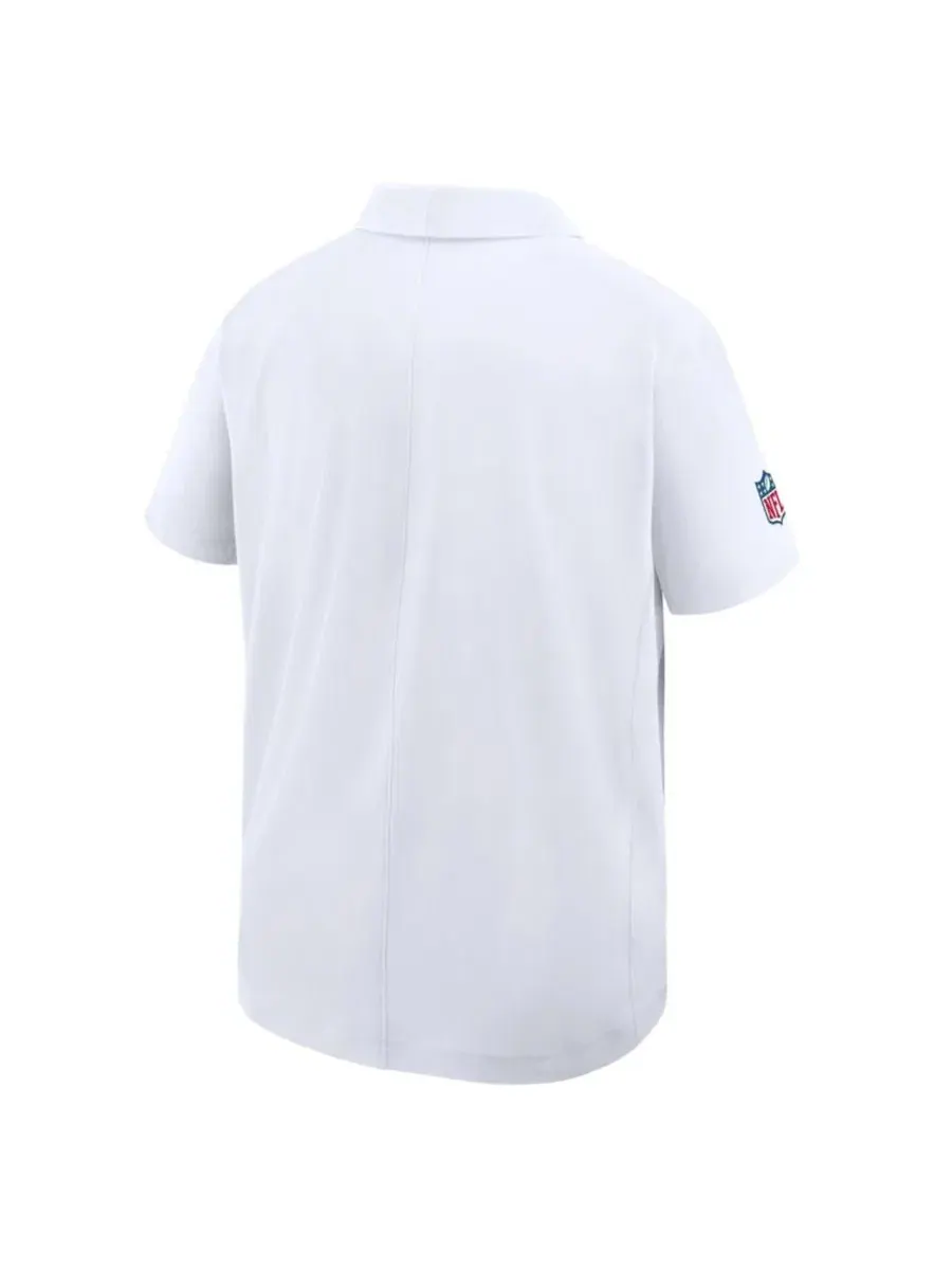Поло с коротким рукавом Nike Washington Commanders Sideline Woven Dri-FIT — изображение 5 из 5, белый