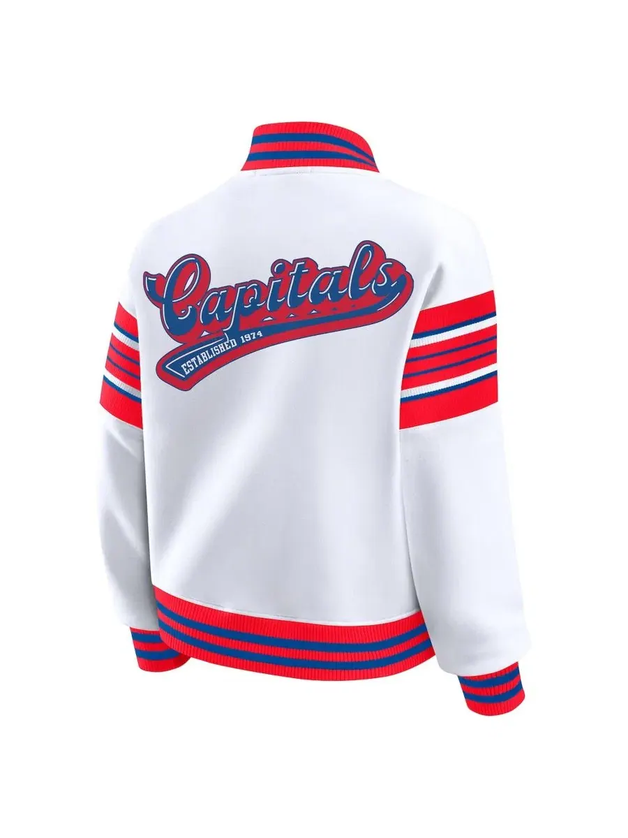 Флисовая куртка-свитшот на полном застежке-молнии Washington Capitals WEAR by Erin Andrews — изображение 3 из 5, красный