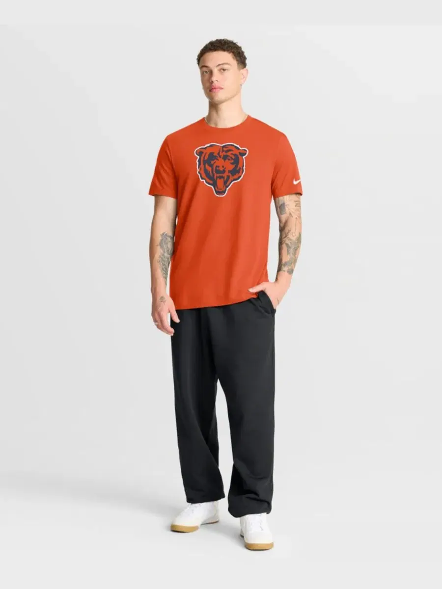 Футболка с принтом Essential Logo Chicago Bears Nike — изображение 3 из 3, оранжевый