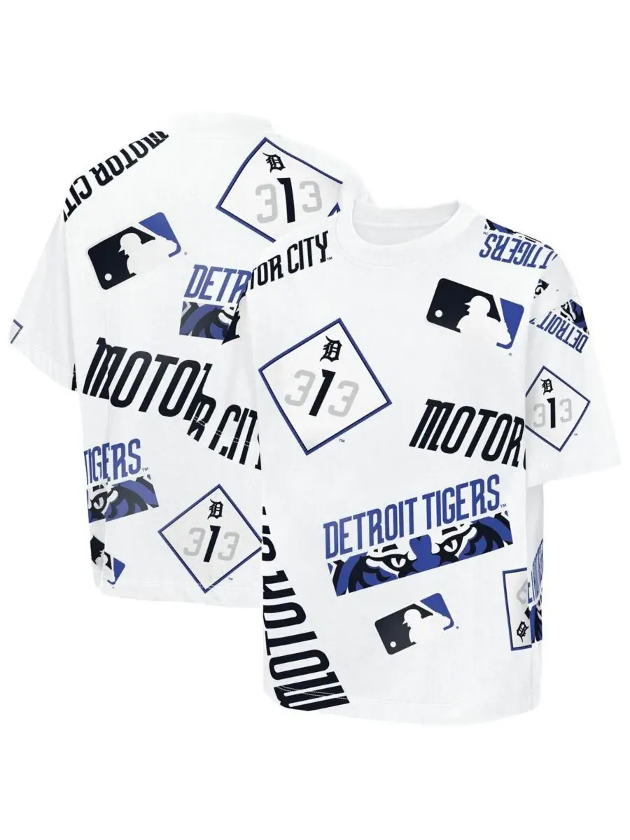 Футболка с принтом Detroit Tigers Circus Catch Outerstuff