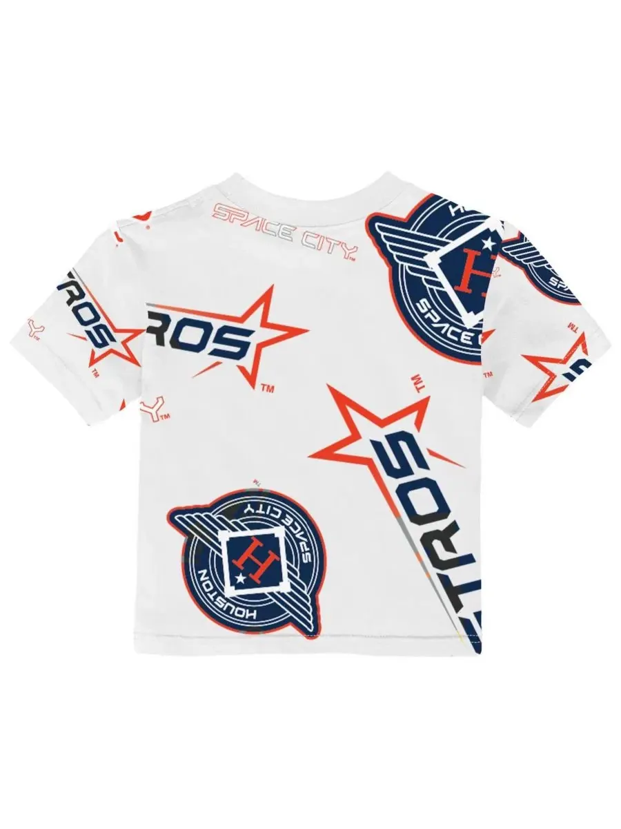 Детская футболка с принтом Houston Astros Outerstuff — изображение 2 из 3, белый