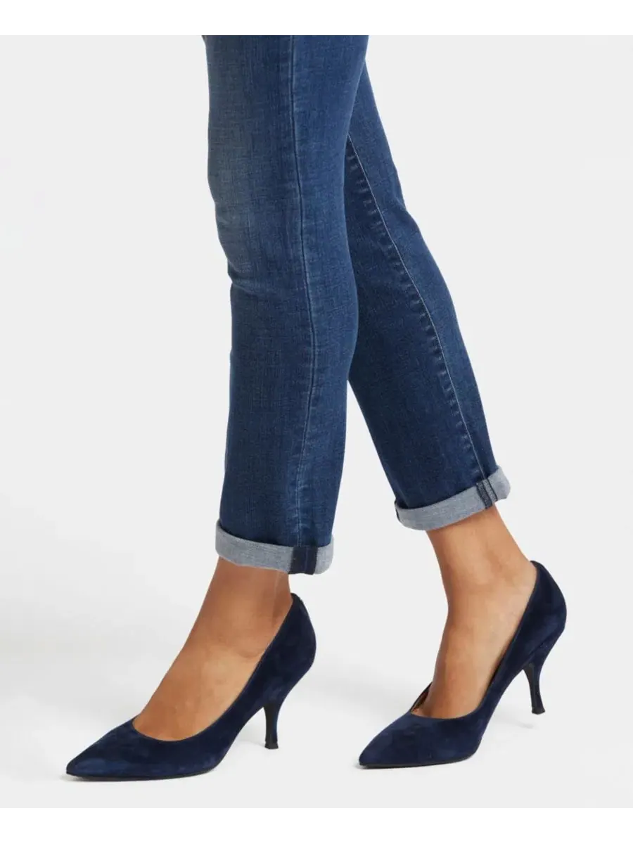 Джинсы зауженные скинни с заниженной талией Sheri Slim Ankle NYDJ, Wellspring — изображение 6 из 6