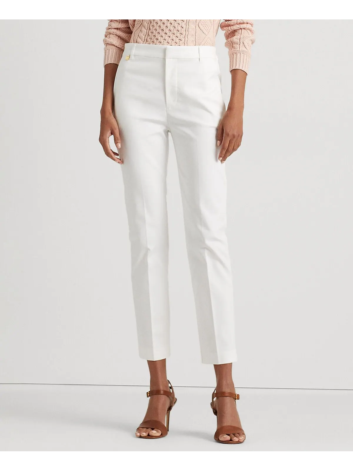 Двусторонние брюки из эластичного хлопка, стандартные и миниатюрные Lauren Ralph Lauren
