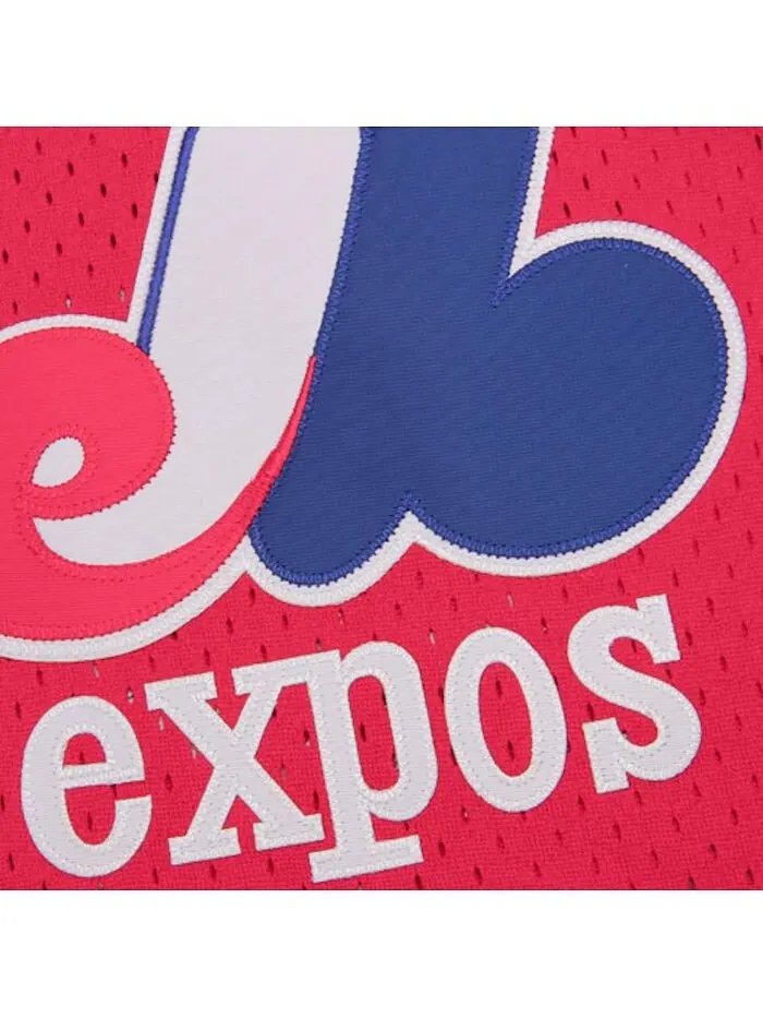 Мужская тренировочная майка Tim Raines Montreal Expos - красная Mitchell & Ness — изображение 5 из 5, красный