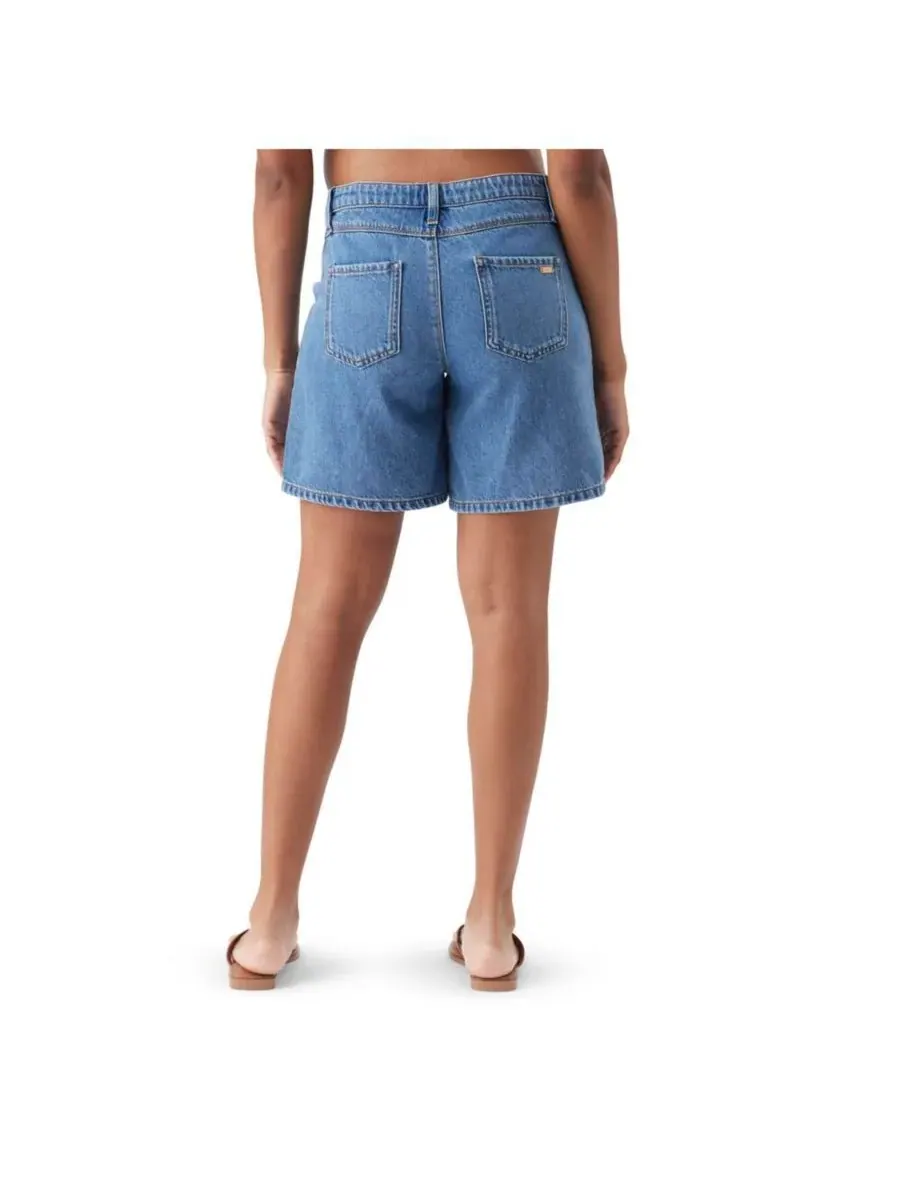 Джинсовые шорты Maternity Ripe Dion Denim Short Classic Wash Ripe Maternity, classic wash — изображение 3 из 8