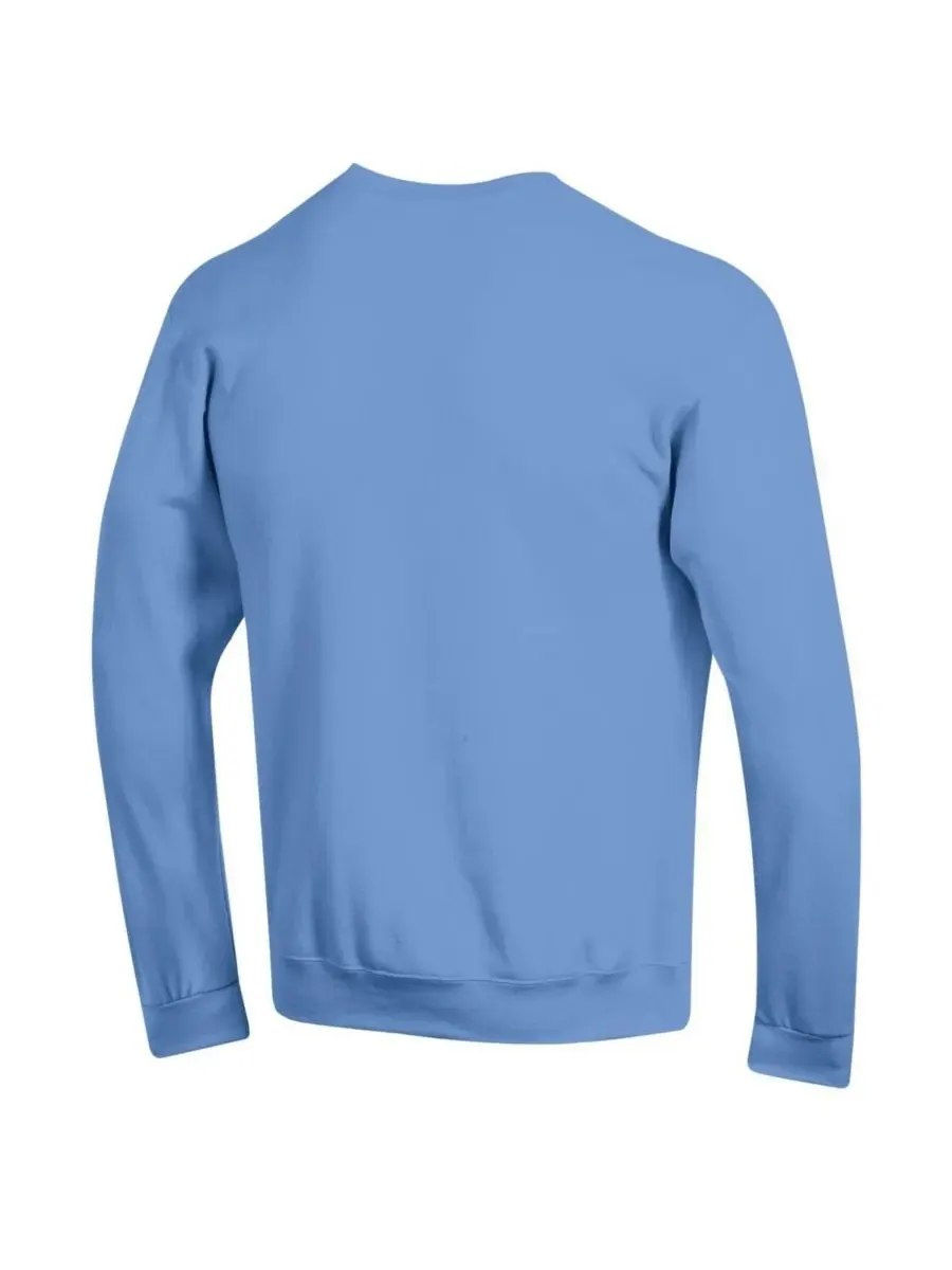 Champion Мужская толстовка из флиса Ole Miss Rebels Basic Arch нежно-голубого цвета — изображение 2 из 3, синий