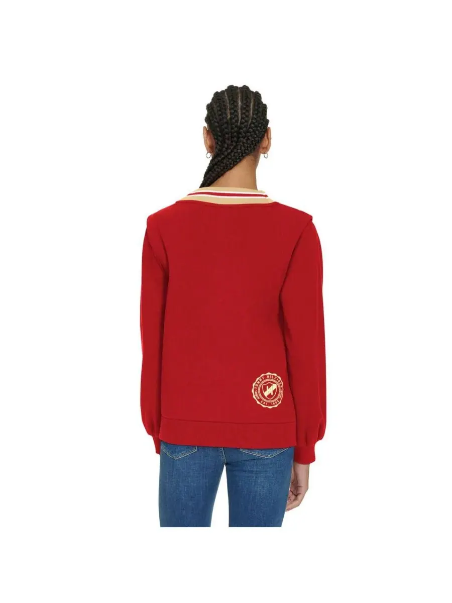 Женская алая толстовка с V-образным вырезом "San Francisco 49ers Alice" Tommy Hilfiger — изображение 2 из 3, алый