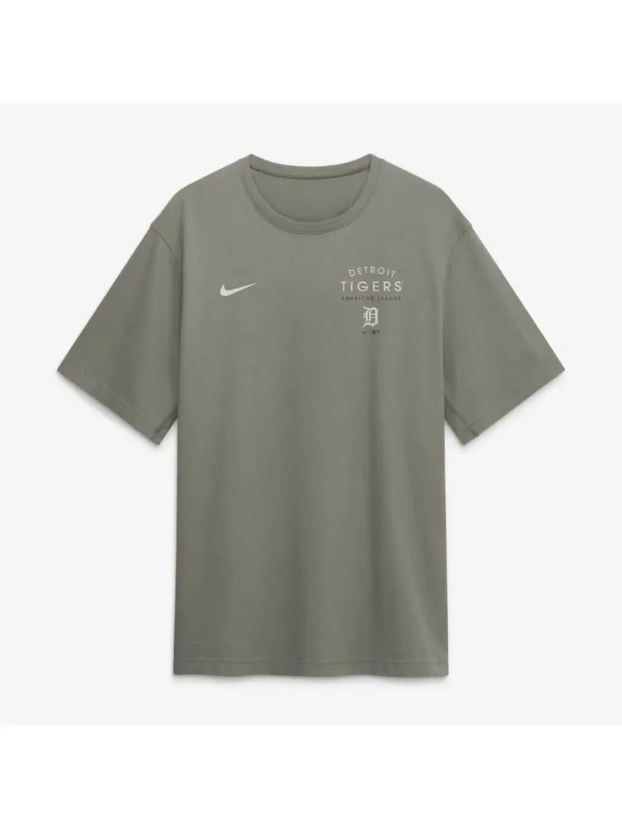 Мужская оливковая футболка Detroit Tigers Dri-FIT Primary Nike — изображение 4 из 8, оливковый