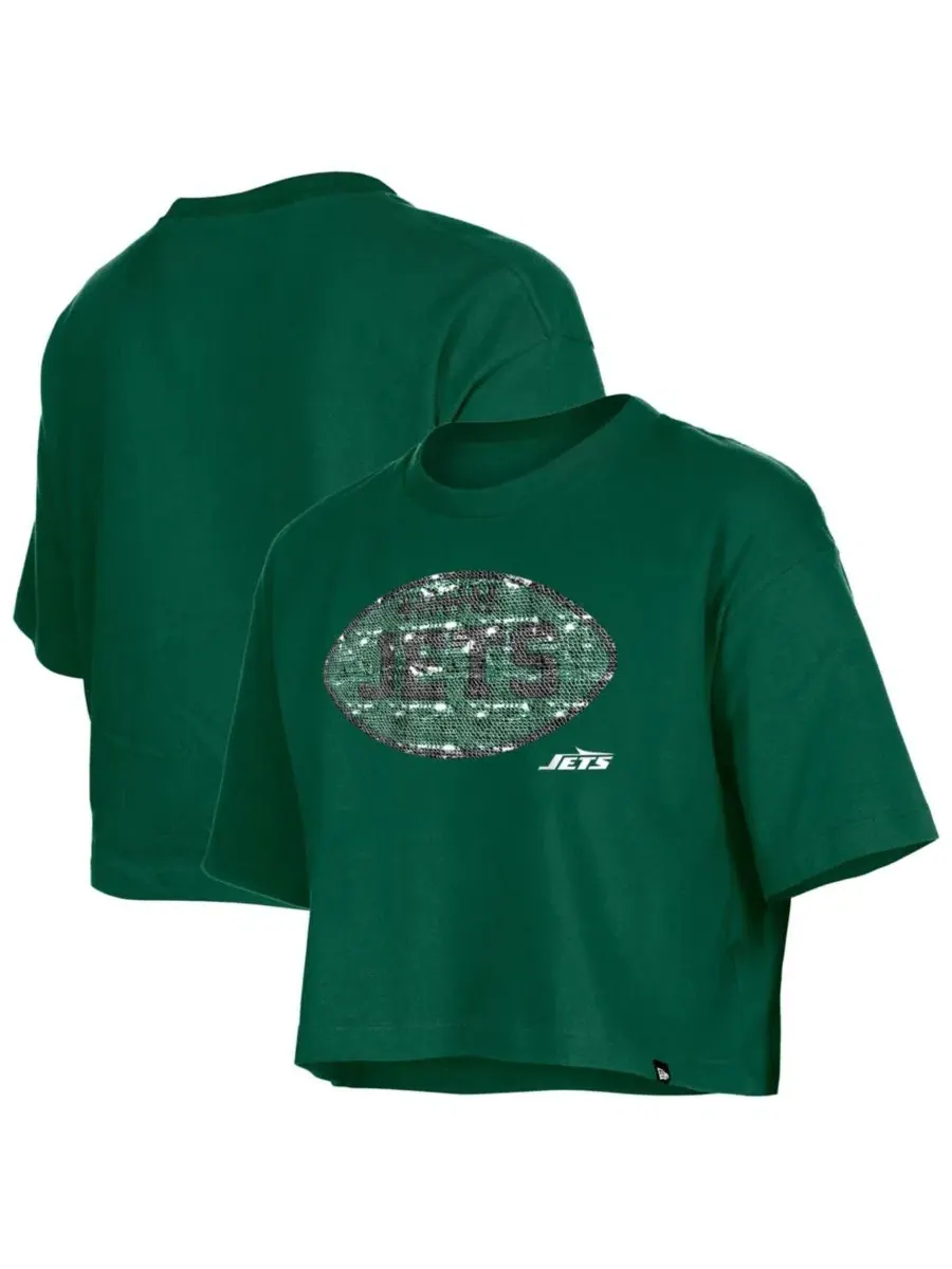 Футболка с пайетками New York Jets New Era