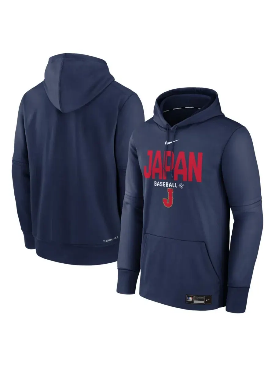 Худи Nike Therma с принтом Japan Baseball 2026 World Baseball Classic Nike