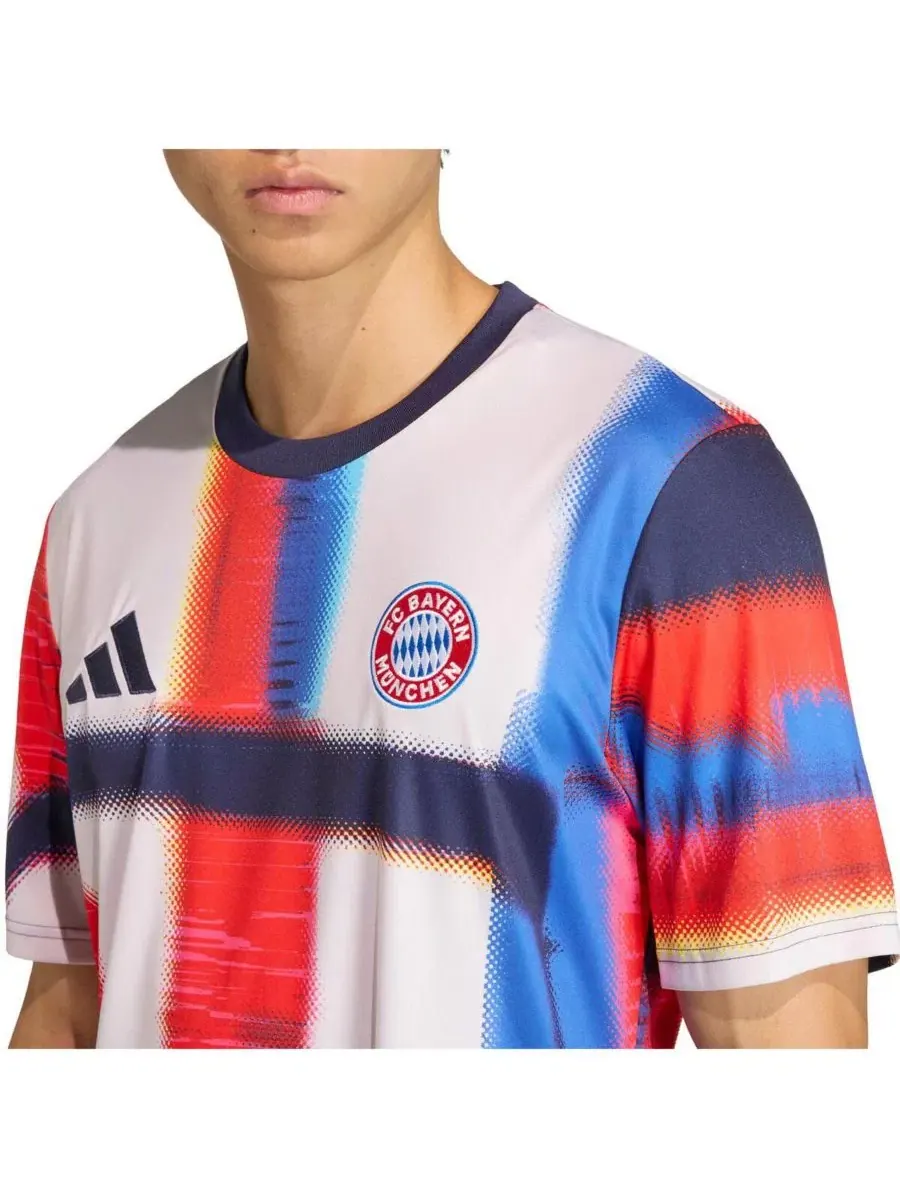 Тренировочная футболка Adidas 2025/26 Pre-Match Training Jersey — изображение 4 из 5, темно-синий