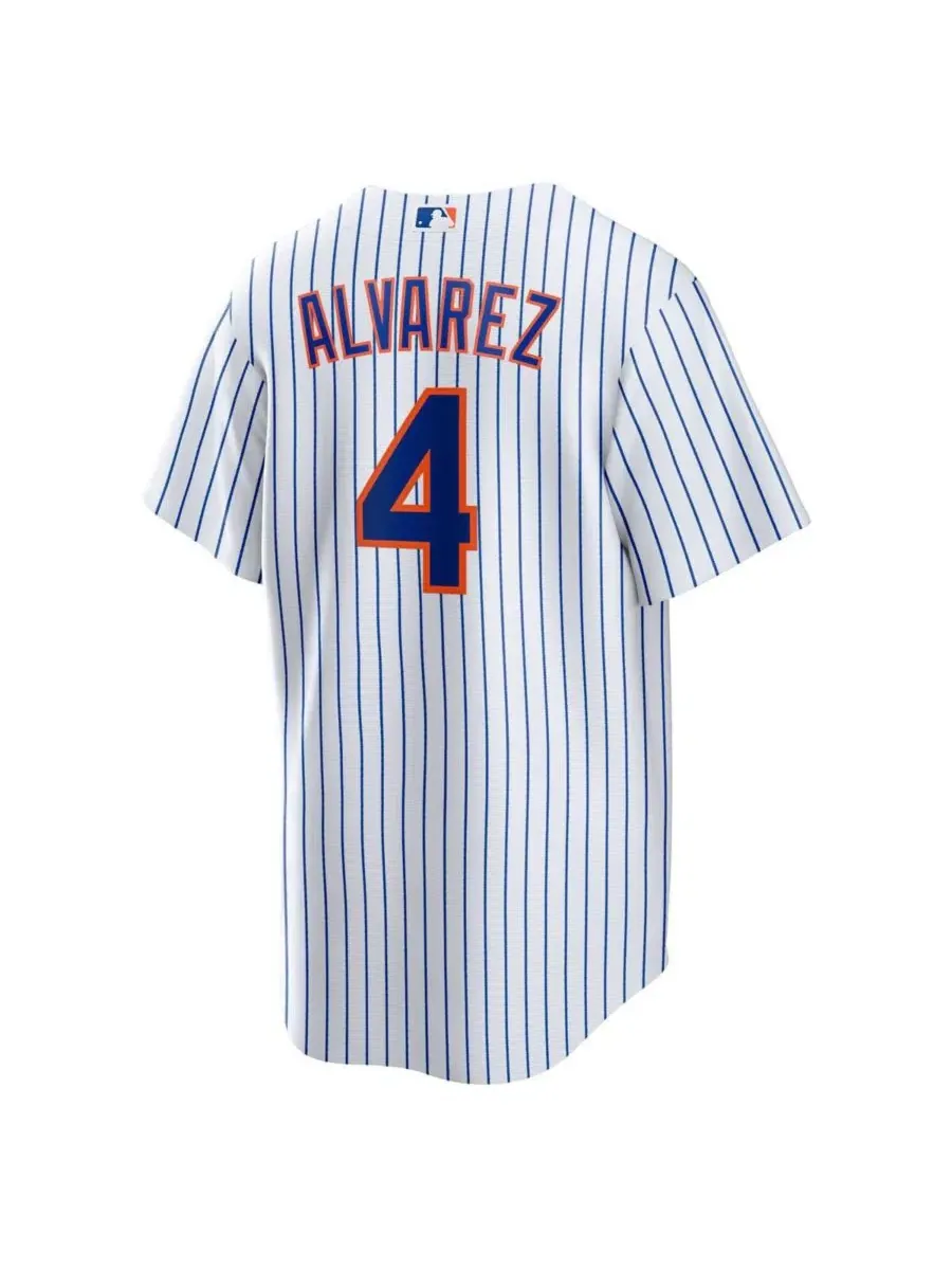 Мужская футболка-джерси с длинным рукавом Francisco Alvarez New York Mets Replica Player Jersey Nike — изображение 3 из 3