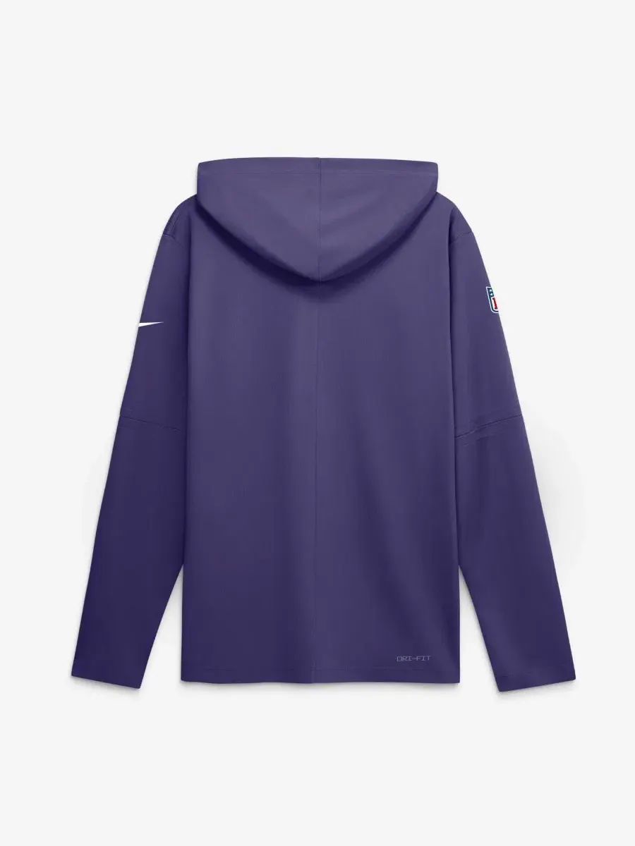 Футболка с капюшоном и длинным рукавом Nike — изображение 4 из 4, фиолетовый