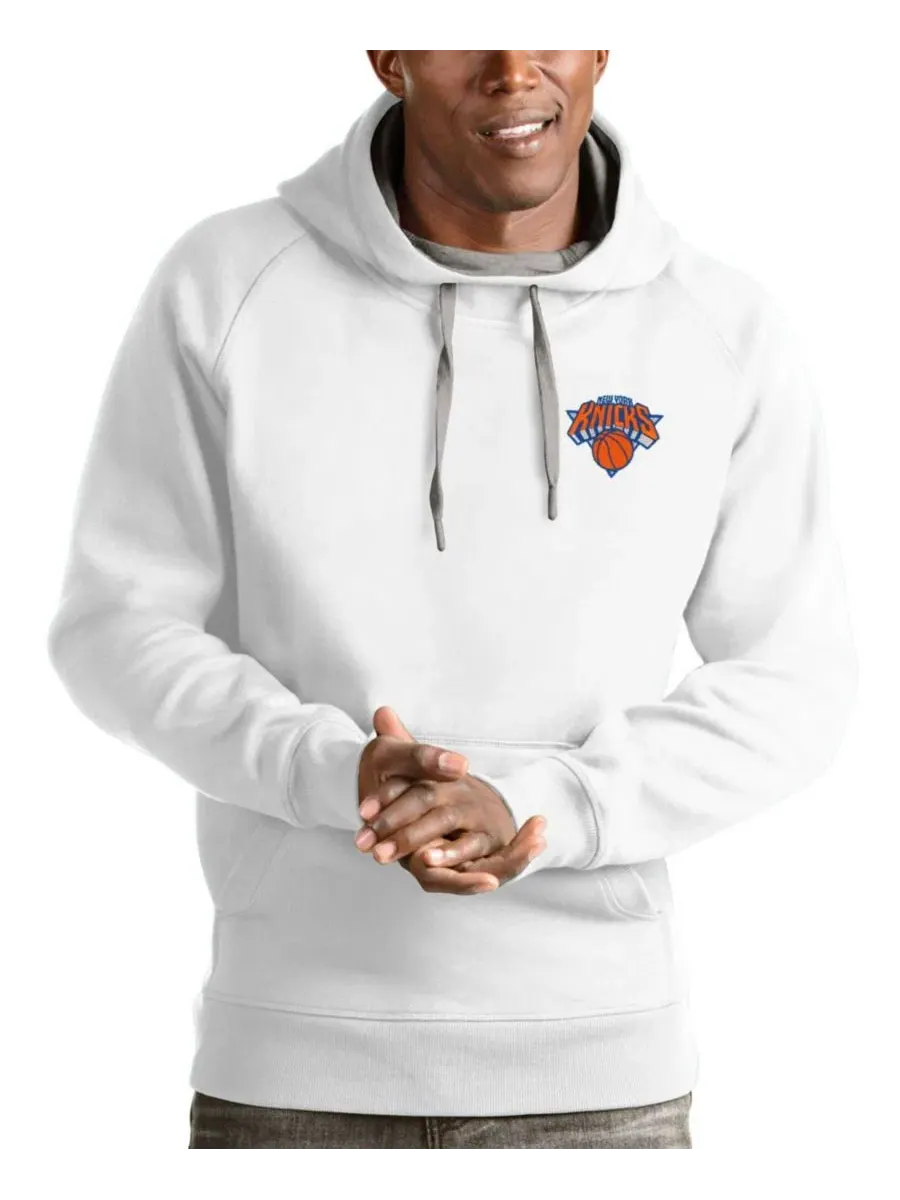 Толстовка на пуловере с капюшоном, с вышивкой, New York Knicks Victory Antigua