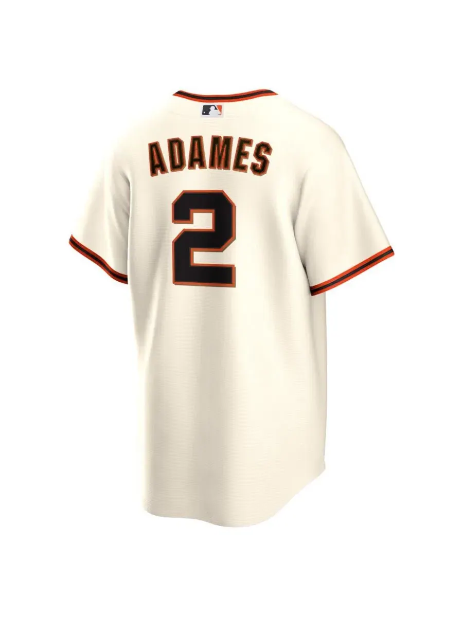 Мужская реплика джерси Willy Adames 1.0 Nike — изображение 2 из 3, бежевый